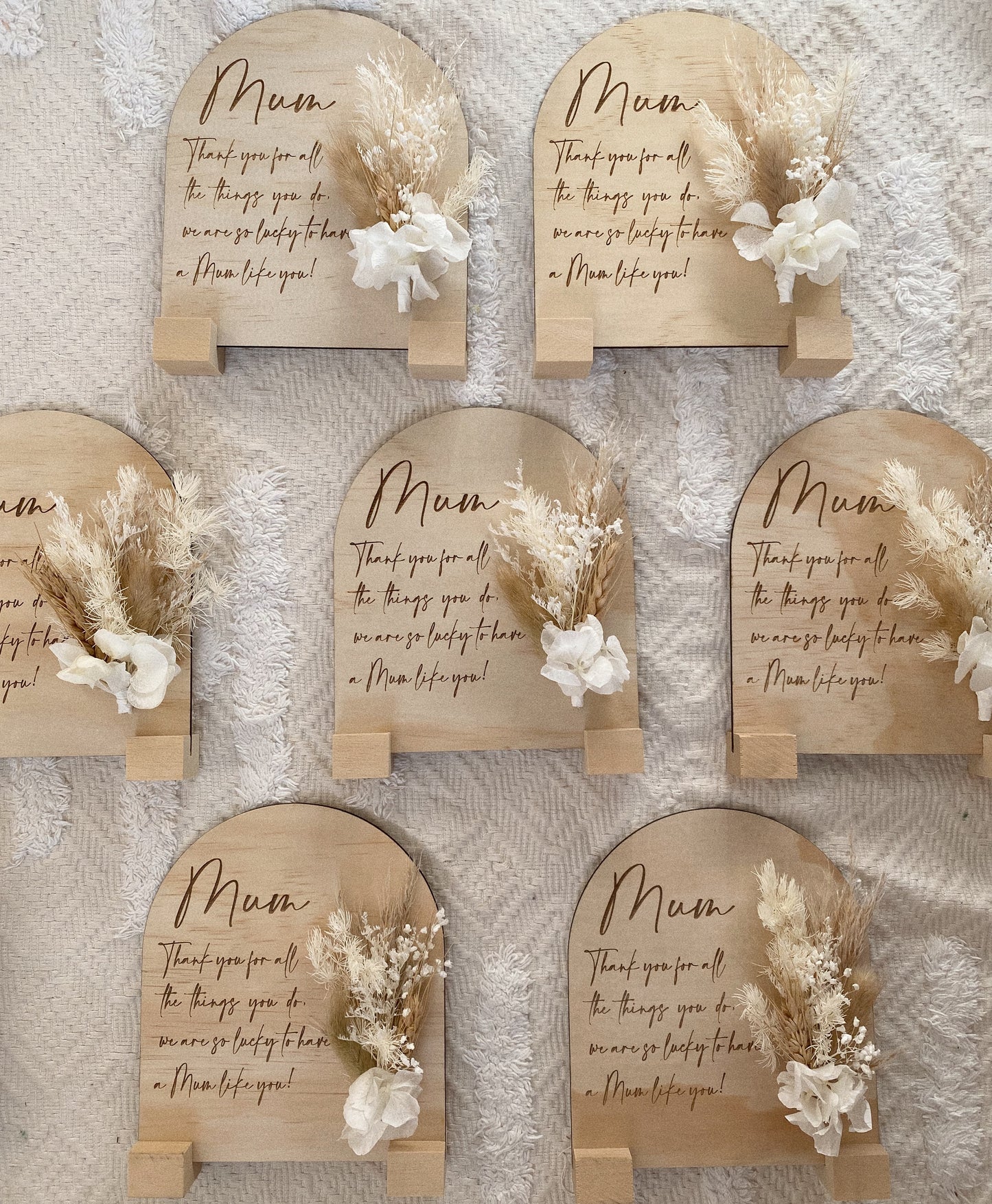 The Floral Mum Plaque .2 - IN STOCK - Blooming Sanzi