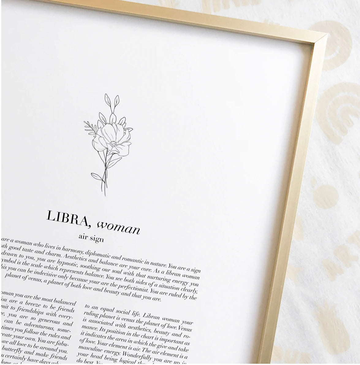 Zodiac Woman Print - A4 - Blooming Sanzi