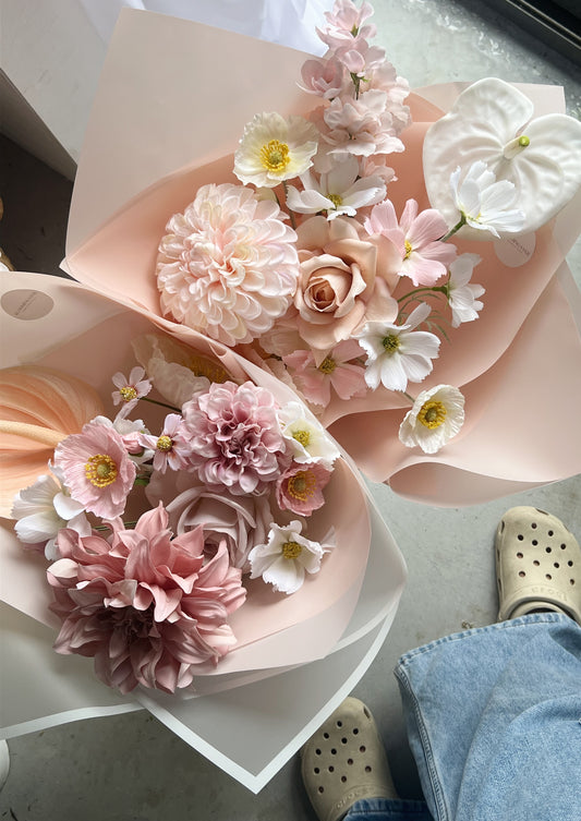 Pretty & Pink Silk Bouquet