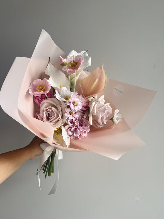 Mauvey Silk Bouquet