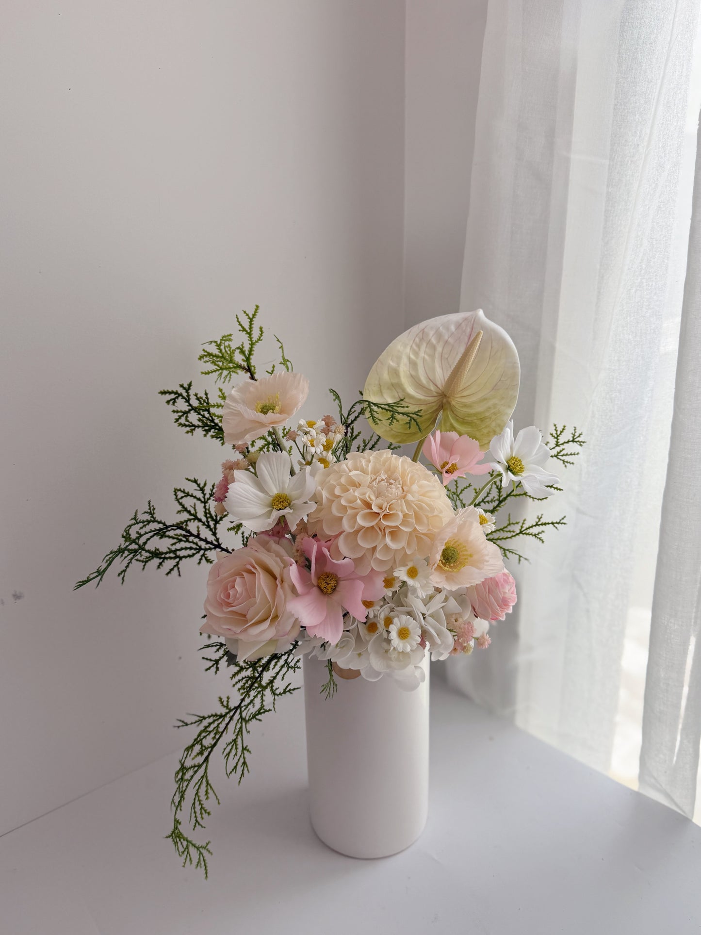 Soft & Girly Silk Arrangement