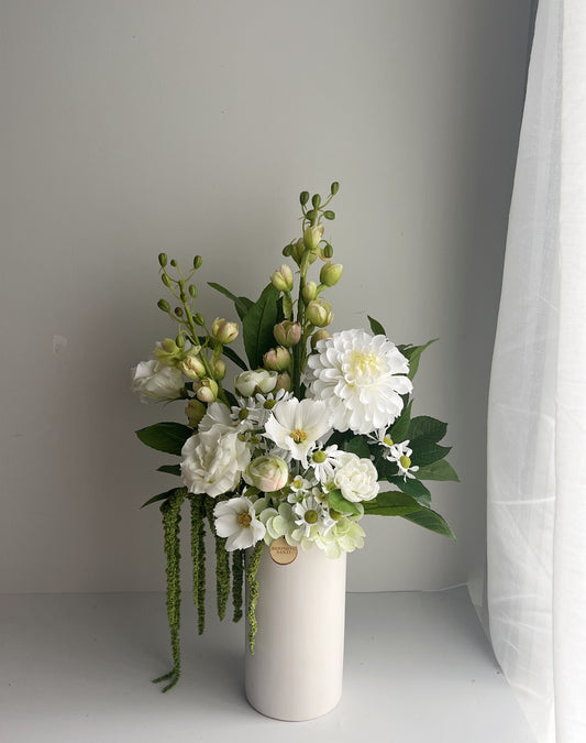 Silk Garden Styled Arrangement PREORDER