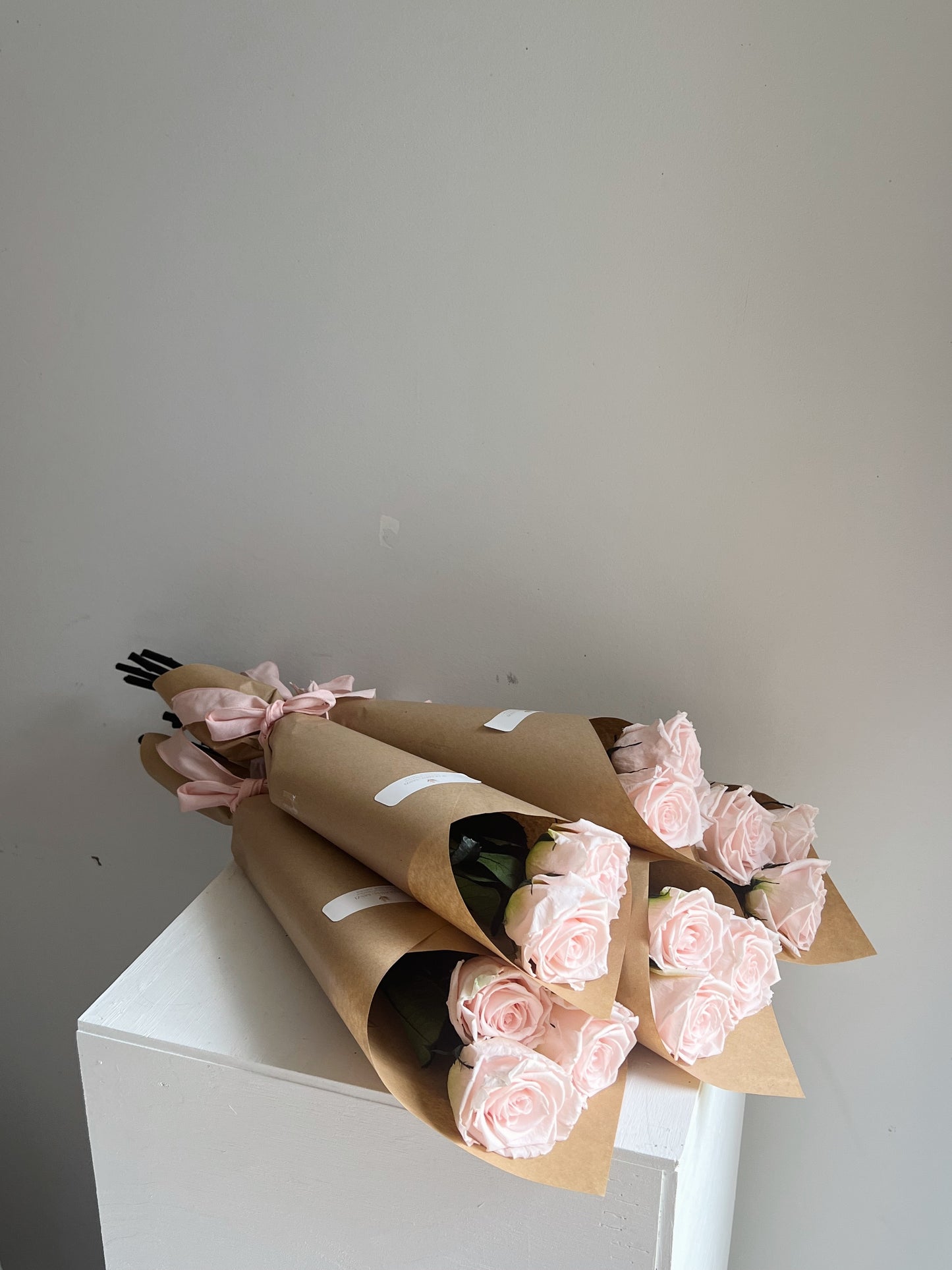 Preserved Pink Rose Bouquet