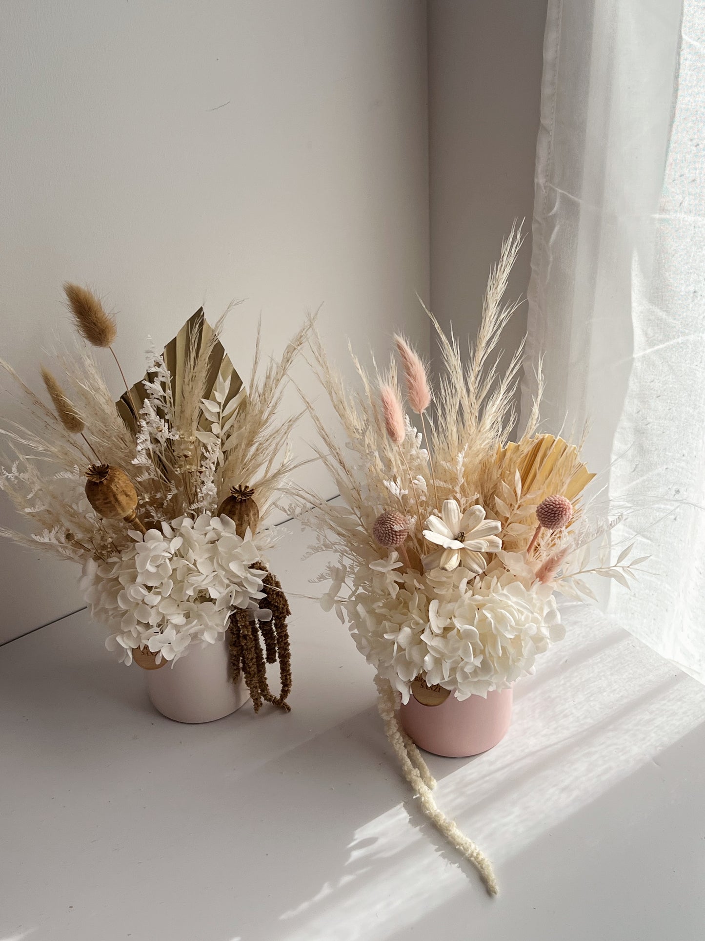 Mini Pink Dried Arrangement