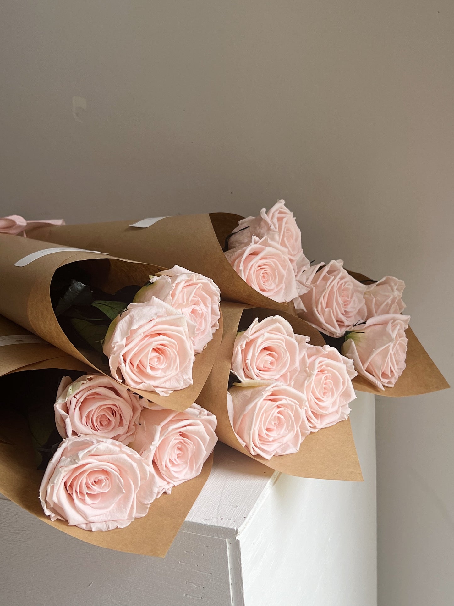 Preserved Pink Rose Bouquet