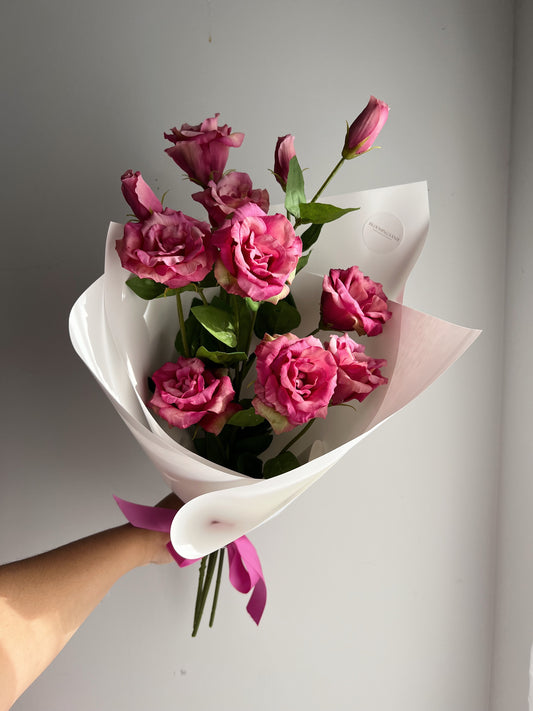 Lisianthus Silk Bouquet - Real Touch