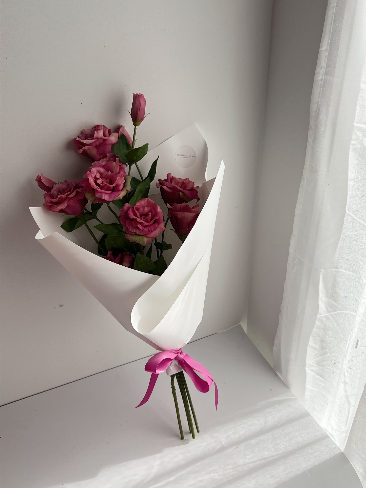 Lisianthus Silk Bouquet - Real Touch