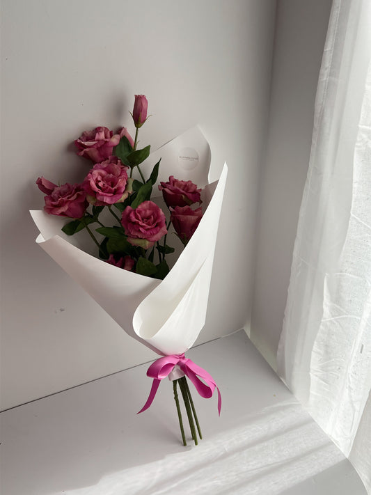 Lisianthus Silk Bouquet - Real Touch