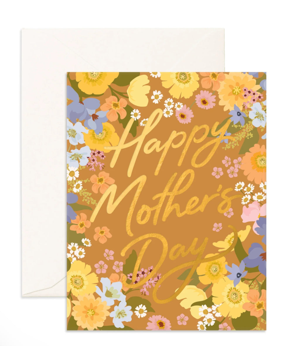 Spring Florals Happy Mothers Day Card