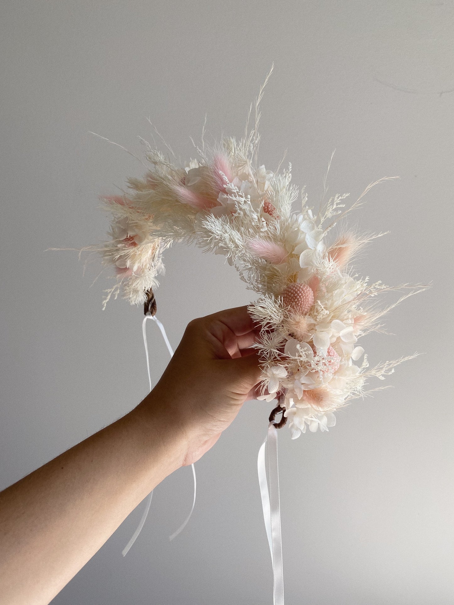Soft Pink Flower Crown - Blooming Sanzi