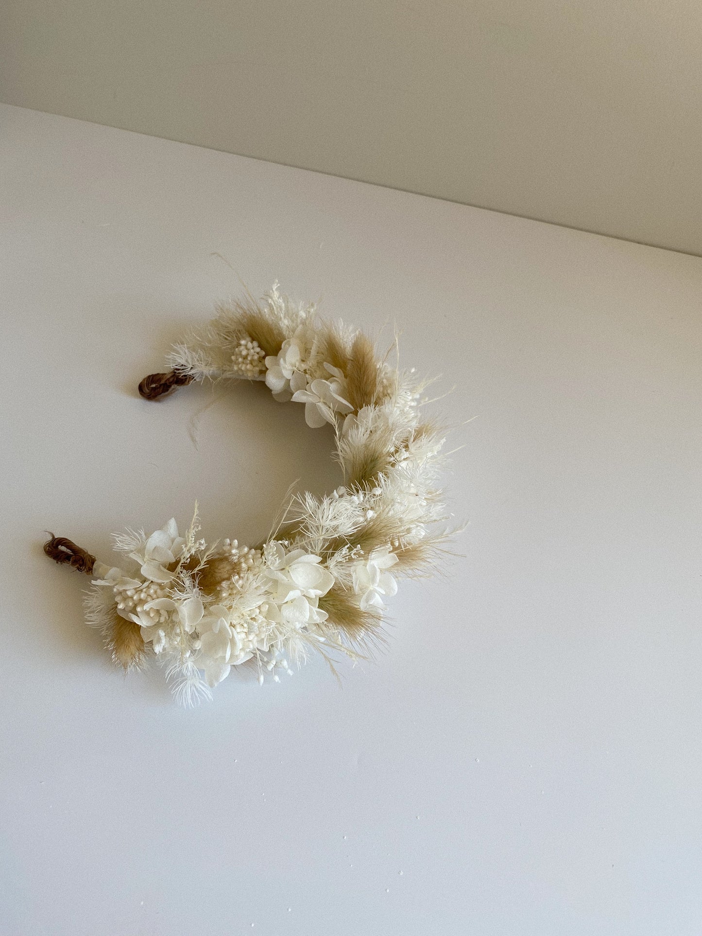 Luxe dried flower crown