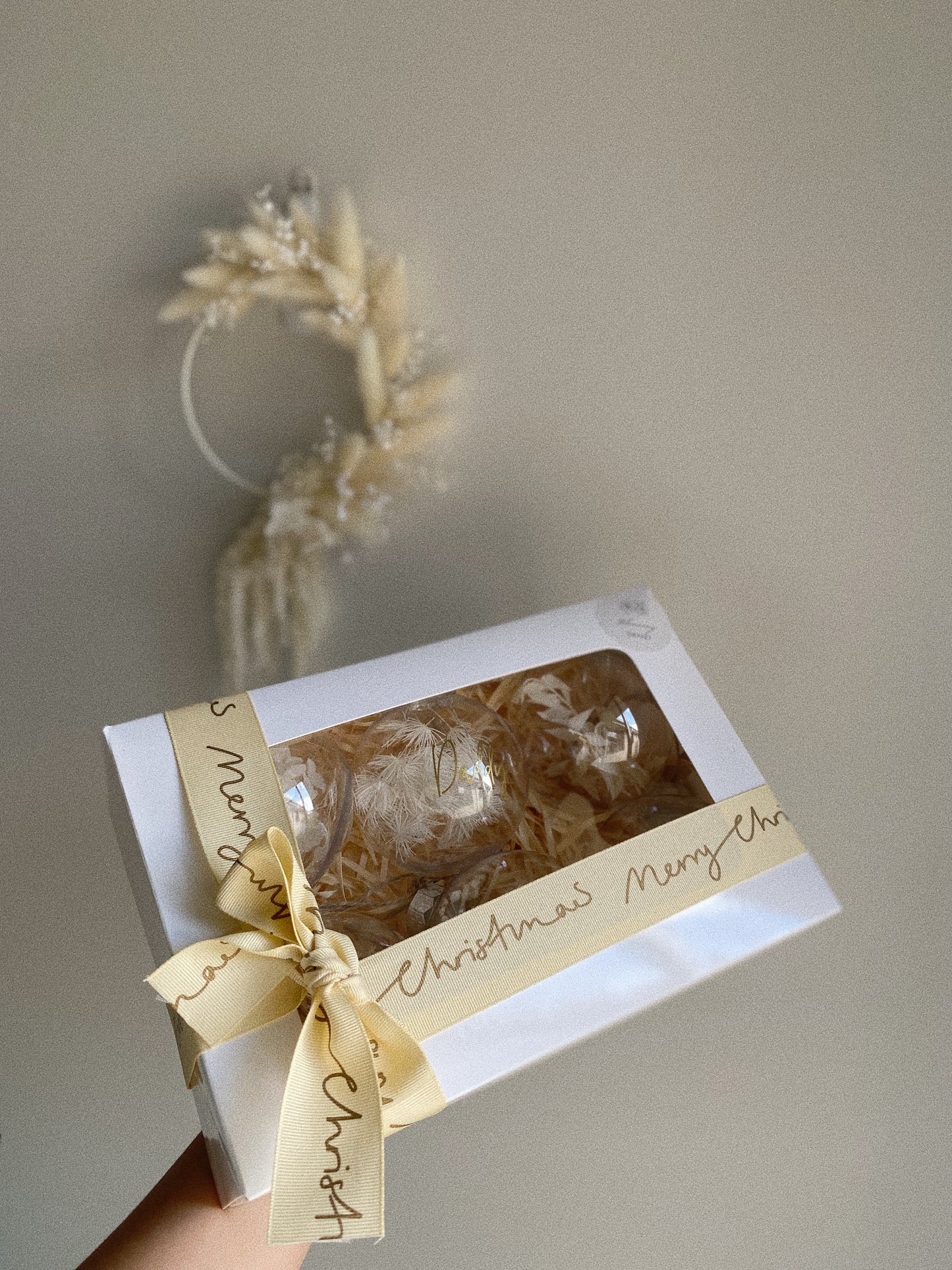 Dried Flower Baubles - 8cm - Blooming Sanzi