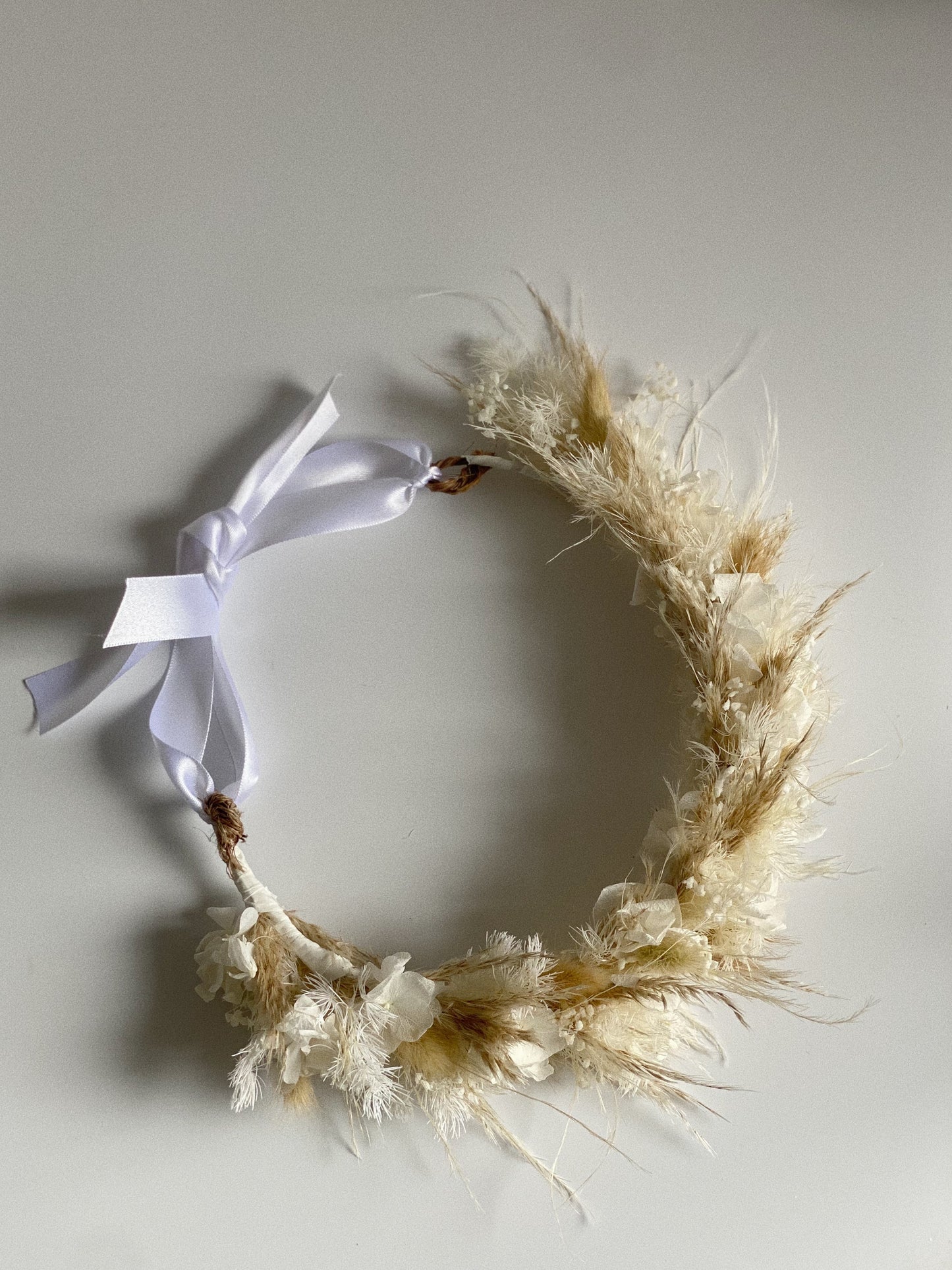Whimsical Neutral Flower Crown - Blooming Sanzi