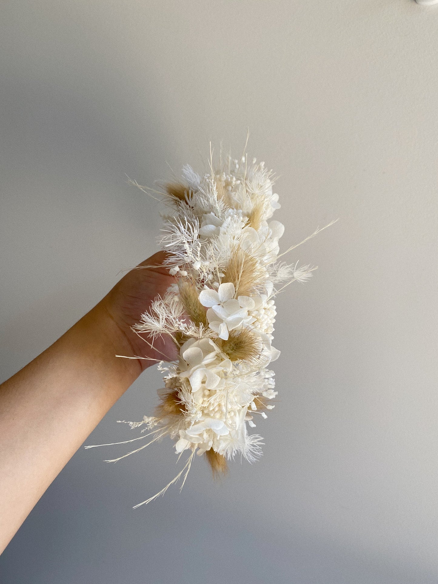 Luxe Neutral Flower Crown - Blooming Sanzi