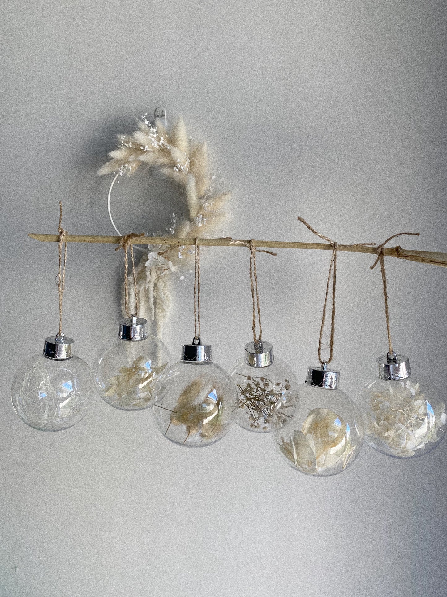 Dried Flower Baubles - 8cm - Blooming Sanzi