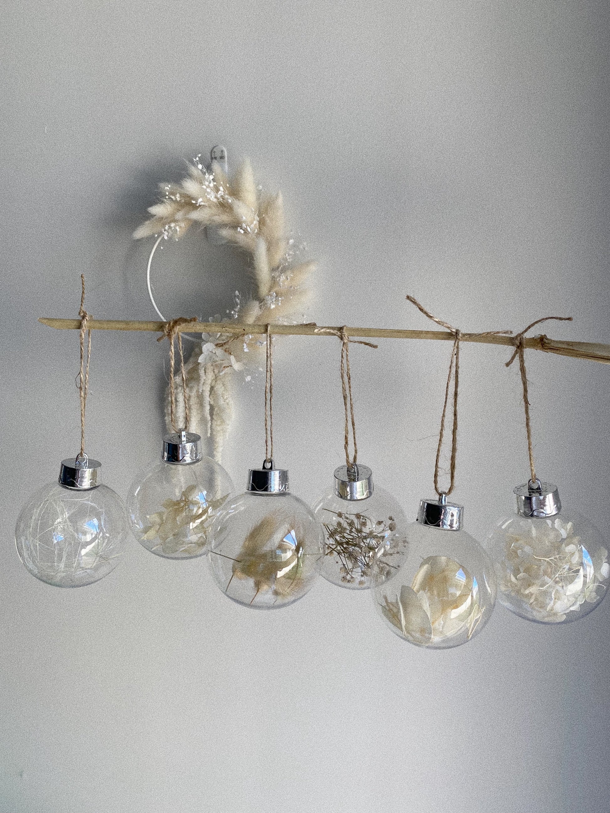 Dried Flower Baubles - 8cm - Blooming Sanzi