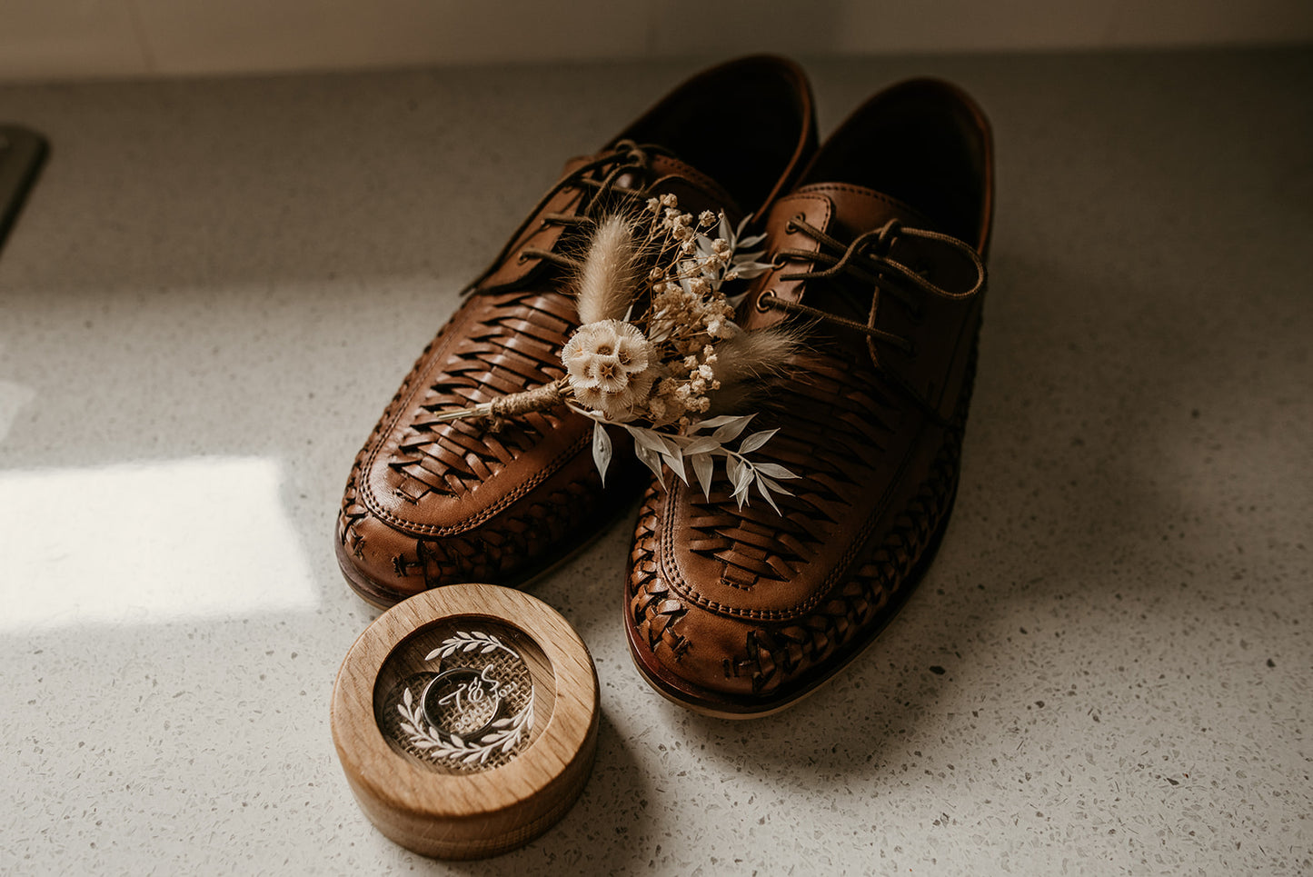 His Luxe Button Hole - Blooming Sanzi