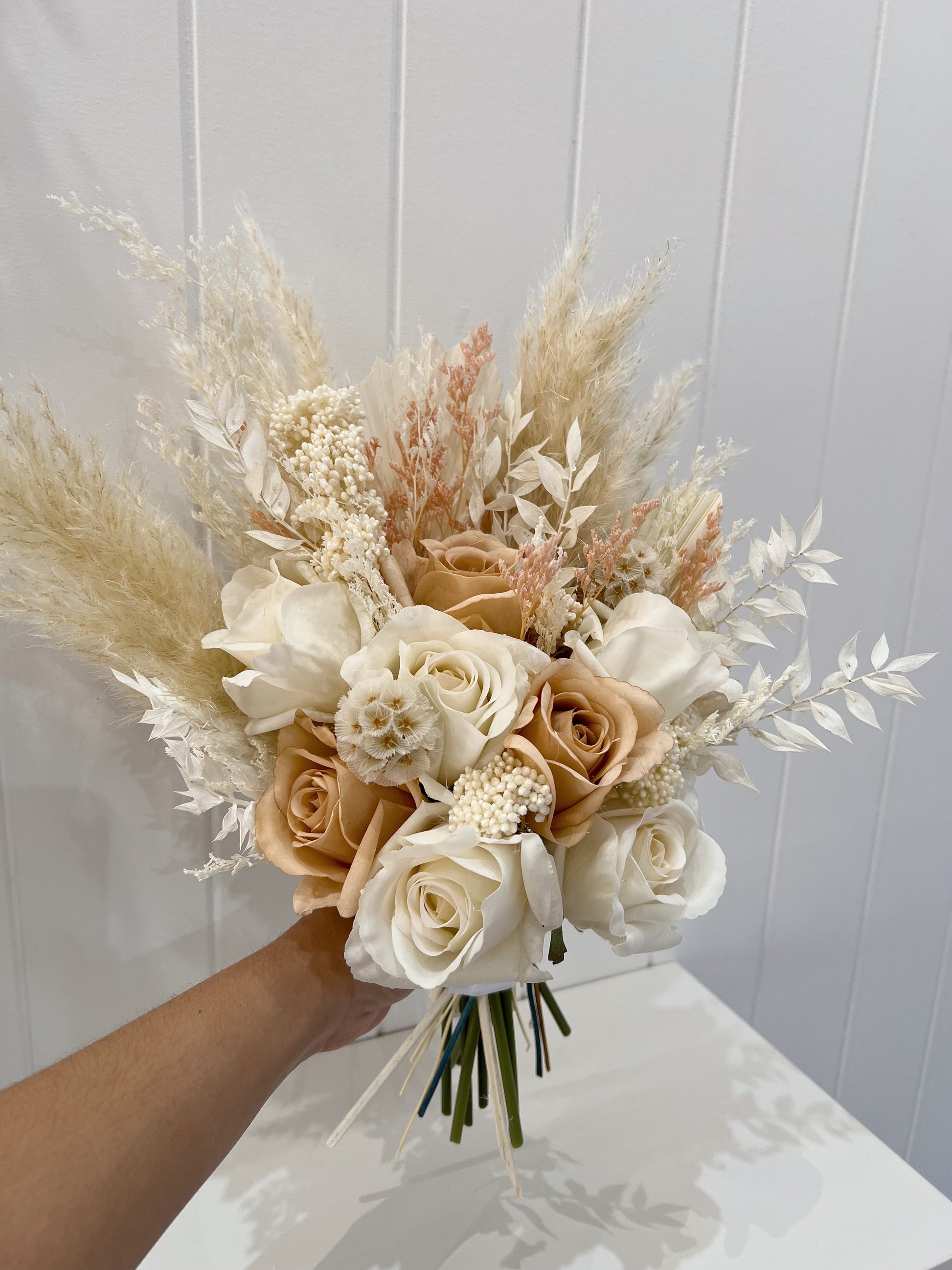 Boho Blush Bridal Bouquet - Blooming Sanzi